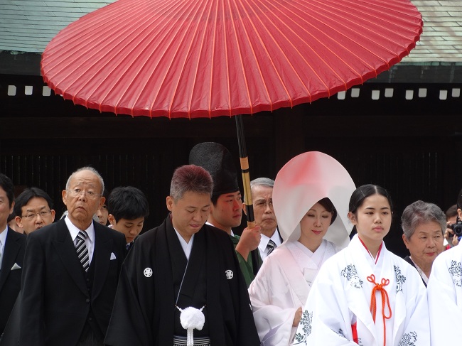 Tokyo - Nunta traditionala la Templul Meiji
