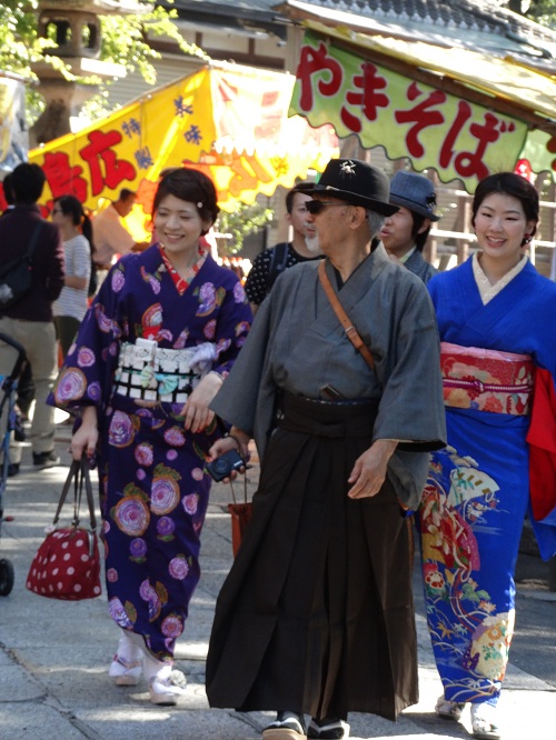 Culoare pe strazile din Kyoto
